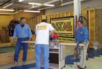 Floorcovering installers are trained at the INSTALL Chicago Training Center in Elk Grove, IL