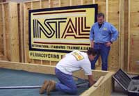 Apprentice in training at the INSTALL Chicago Training Center in Elk Grove, IL